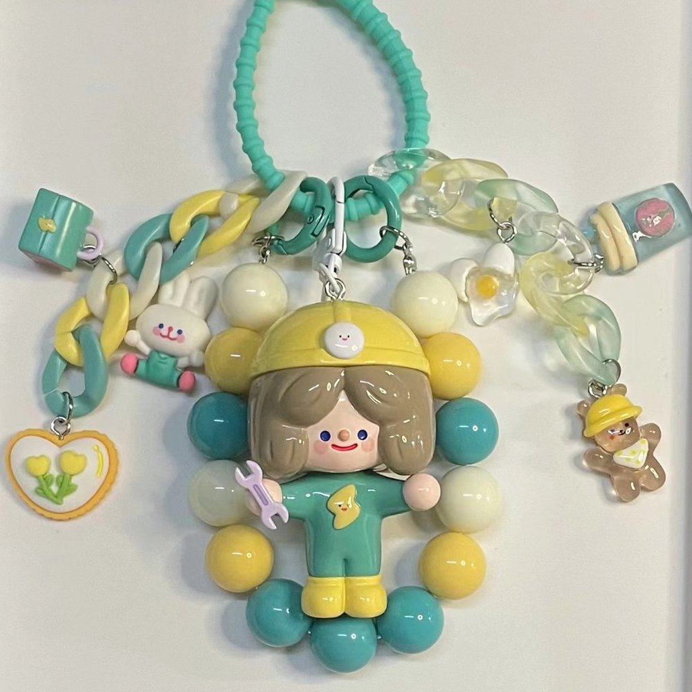 Handmade keychain, which can be ordered directly from stock